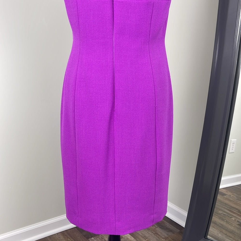 Antonio Melani Elegant Purple Ruffle Dress Ladies Size 8-TUESDAY SALE! - Picture 8 of 13
